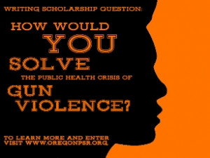 PSR: peace writing scholarship question 2017 Greenfield Peace Writing Scholarship