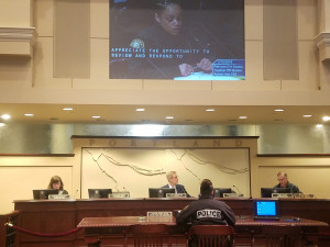 Chief Danielle Outlaw before City Council 2/15/2018 (Sam Bouman)