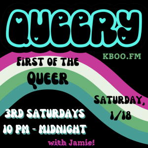 First of the Queer Queery Logo with January theme, first of the queer