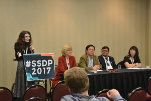 Sarah Merrigan moderating a panel on international drug policy reform at #SSDP17 Sarah Merrigan moderating a panel on international drug policy reform at #SSDP17
