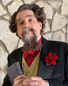 Thom Bray as Charles Dickens in "A Christmas Carol: A Victorian Reading" Thom Bray as Charles Dickens in "A Christmas Carol: A Victorian Reading"