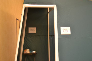 Model of a 'pop-up' supervised consumption space Model of a 'pop-up' supervised consumption space