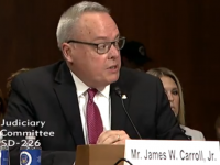 James W. Carroll, Jr. during his confirmation hearing before the Senate Judiciary Committee James W. Carroll, Jr. during his confirmation hearing before the Senate Judiciary Committee