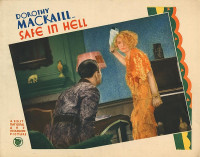 Lobby card for Safe In Hell starring Dorothy Mackaill