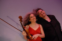 Alicia Svigals and Uli Geissendoerfer/photo: Tina Chaden Alicia Svigals and Uli Geissendoerfer/photo: Tina Chaden