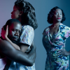 Demetrius Grosse as Stanley, Kristen Adele as Stella and Deidrie Henry as Blanche 